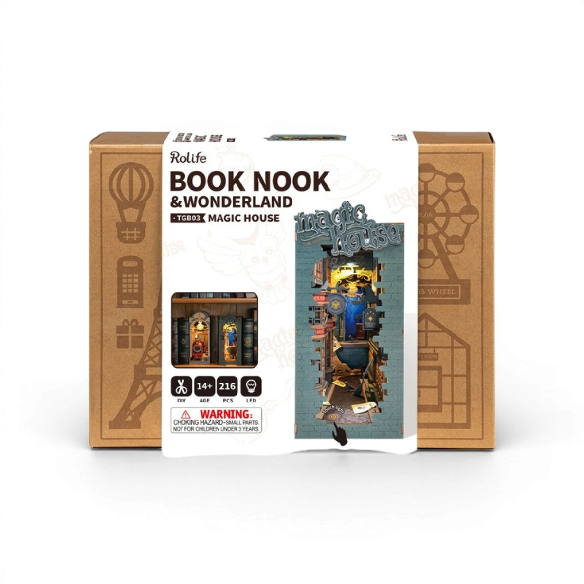 Book Nook Magic House – Kit DIY