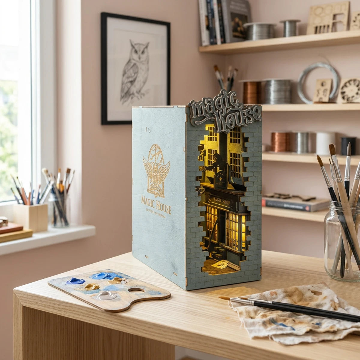 Book Nook Magic House – Kit DIY