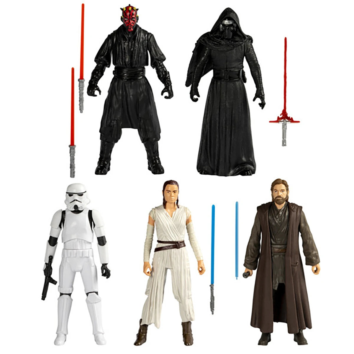 Pack 5 Figurines Affrontement Galactique – Star Wars