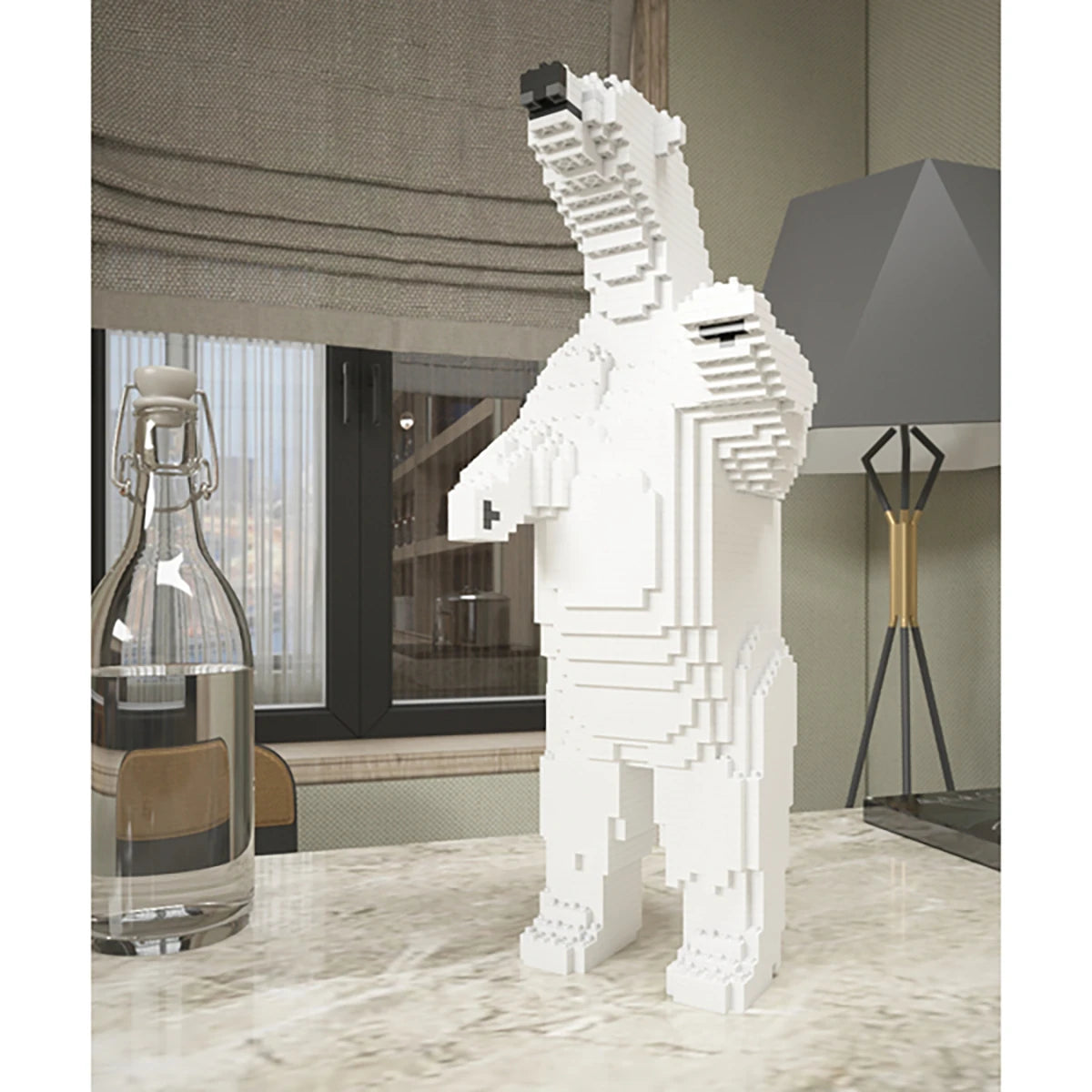 Ours Polaire Debout 41 cm – Jeu de construction – JEKCA