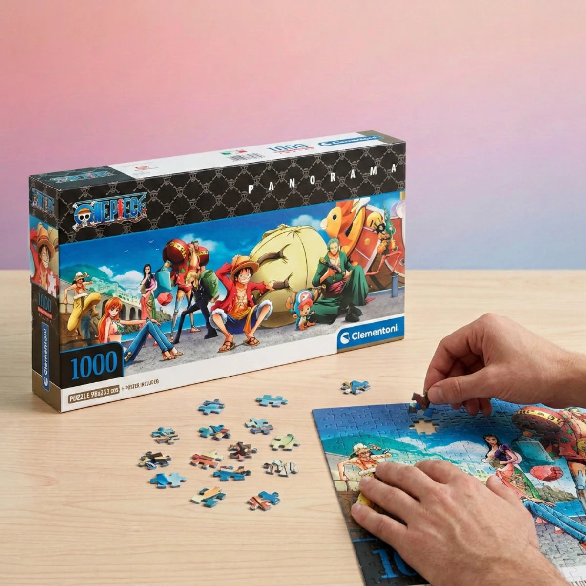 Puzzle panorama 1000 pièces (modèle aléatoire)