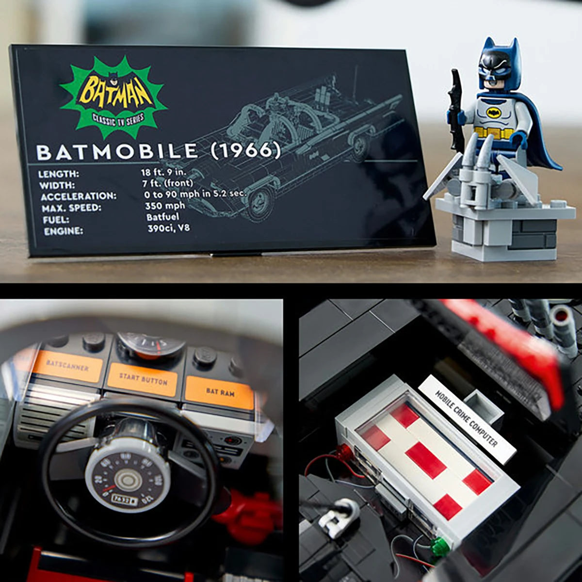 76328 - Batman™ : la Batmobile™ de la série TV classique - LEGO® DC