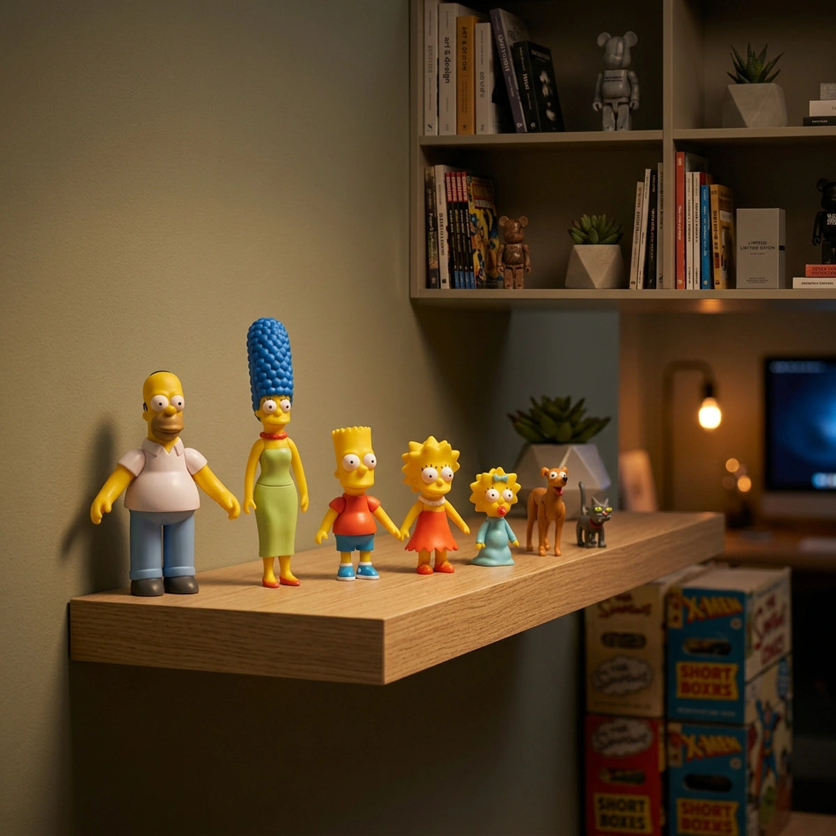 Coffret 7 Figurines – Les Simpsons
