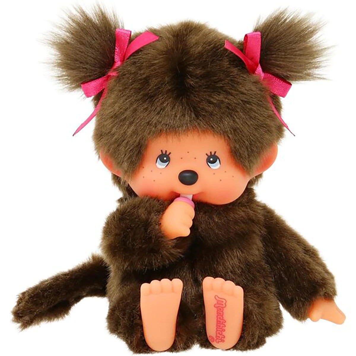 Peluche Monchhichi fille 20cm