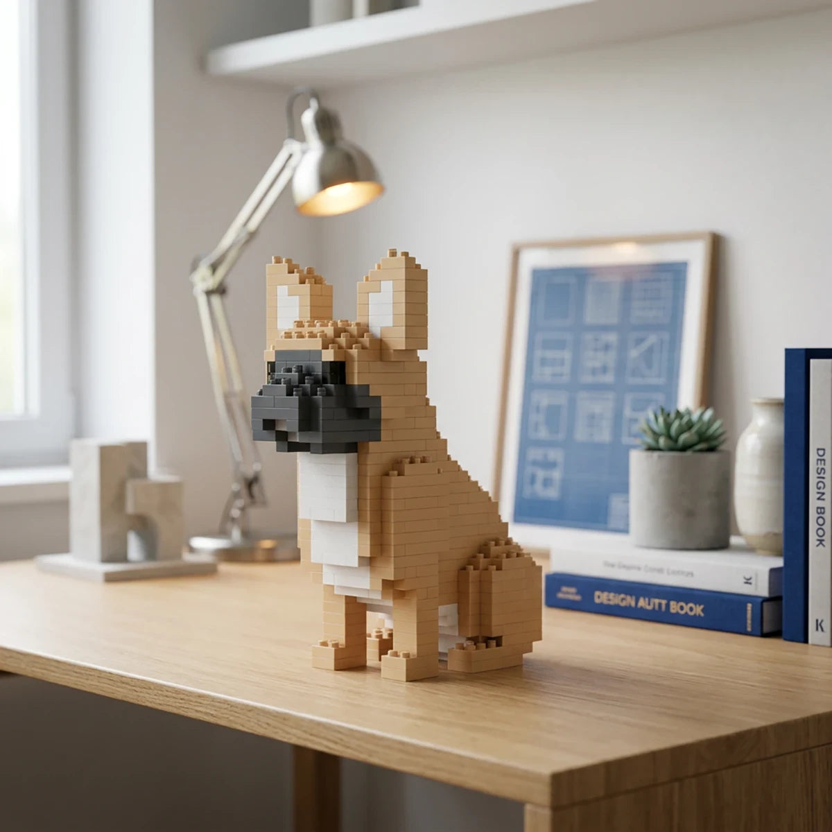 Mini Bouledogue Français 15 cm – Jeu de construction – JEKCA