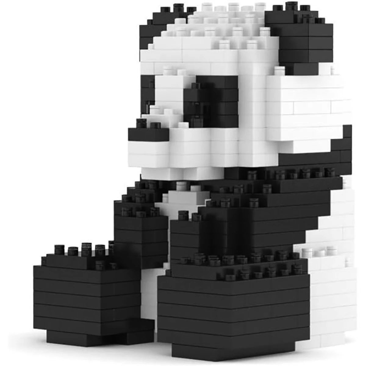 Mini Panda Assis 11 cm – Jeu de construction – JEKCA