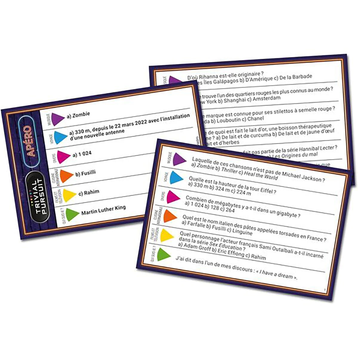 Trivial Pursuit Apéro – Jeu d’ambiance quiz et culture