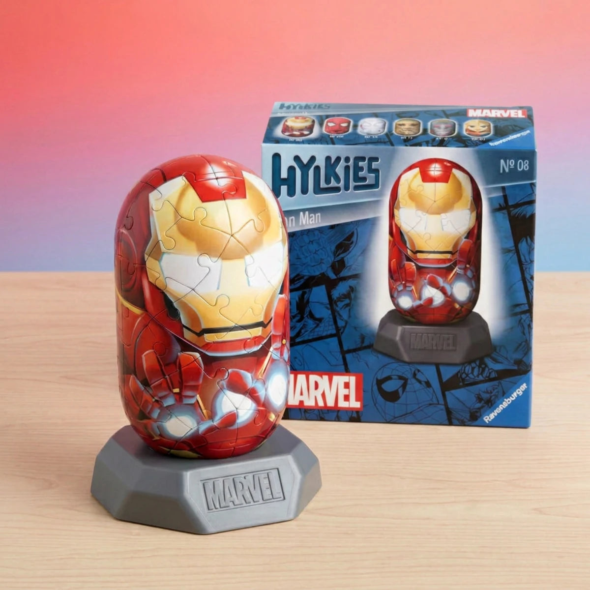 Puzzle 3D Iron Man 54 pièces – Marvel Hylkies