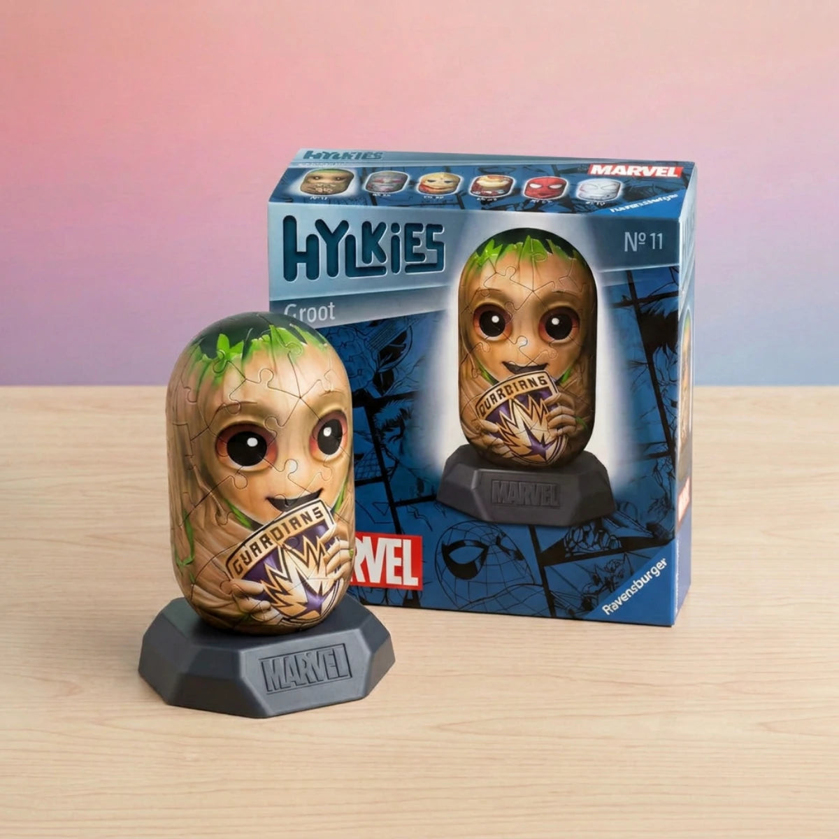 Puzzle 3D Groot – Marvel Hylkies