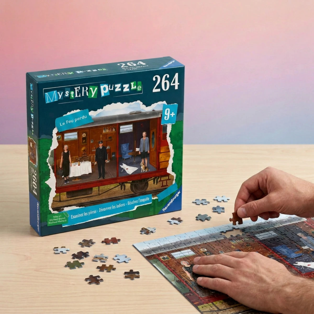 Mystery Puzzle Vol du feu du Bengale 264 pièces – Ravensburger