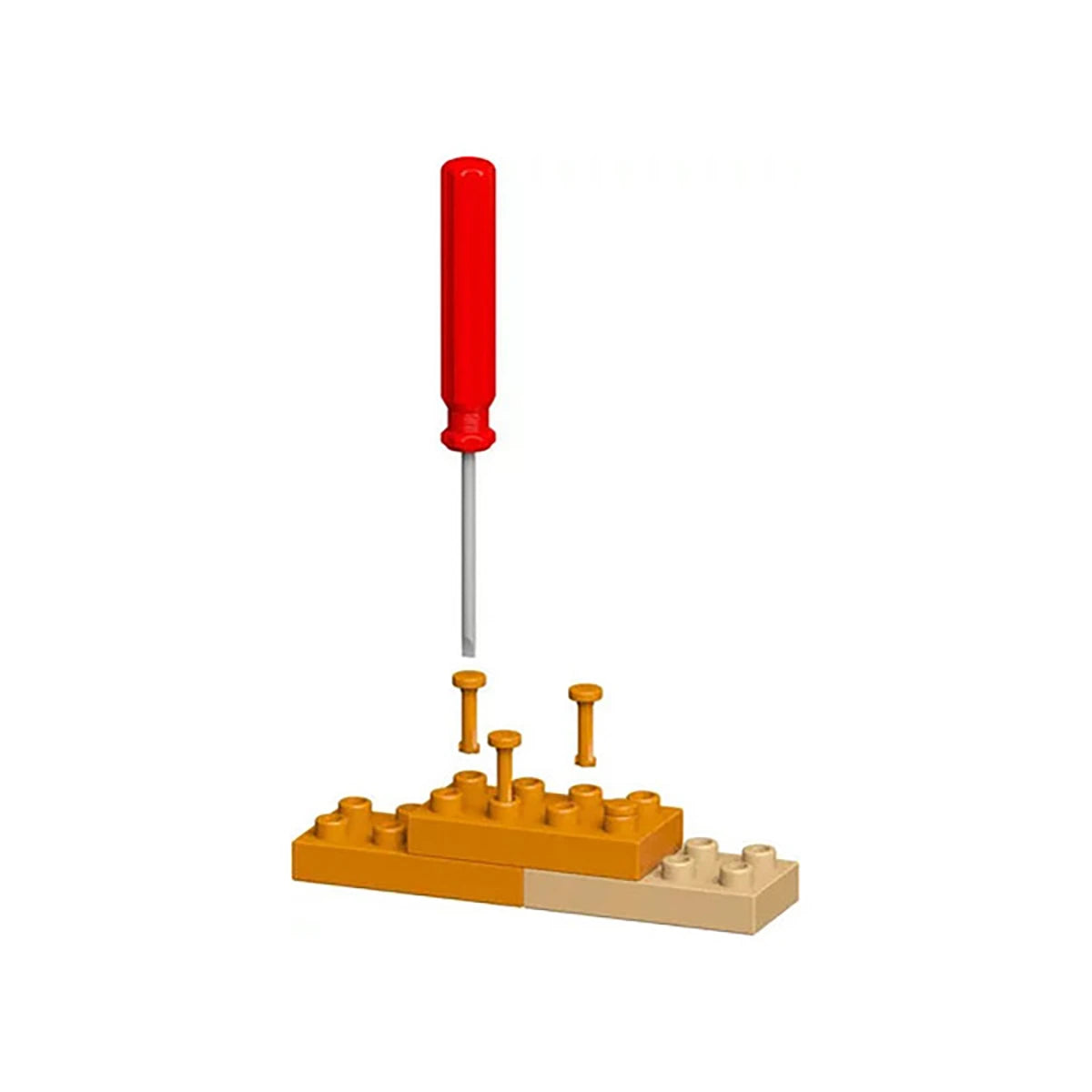 Chat Roux 25 cm – Jeu de construction – JEKCA