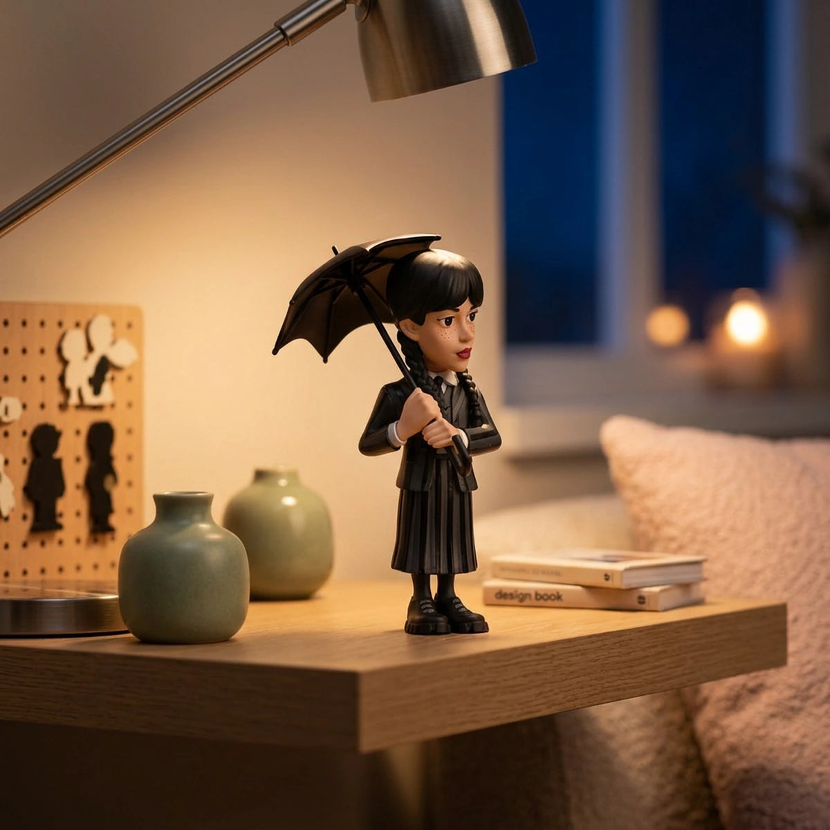Figurine Minix Mercredi Addams en robe de bal 12cm #127