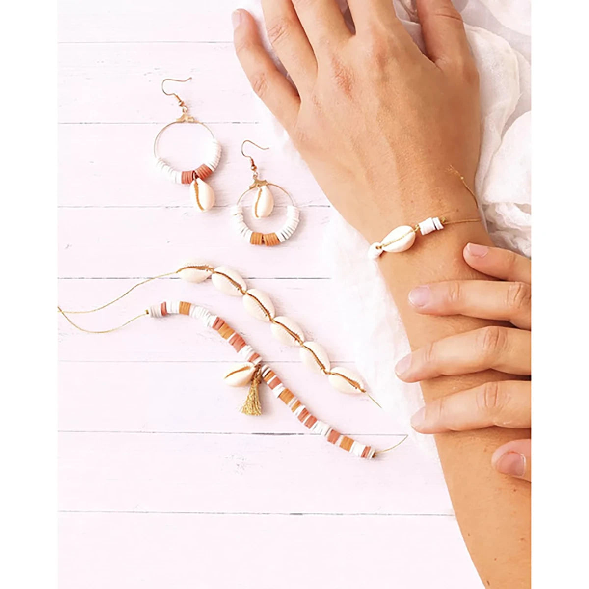 Perles Heishi – DIY & Relax – Kit bijoux DIY