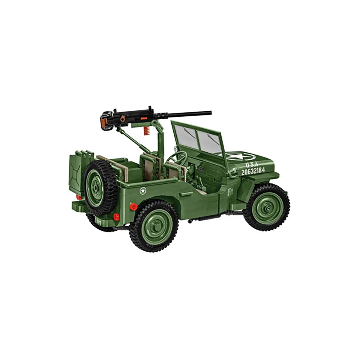 Willys MB Véhicule Militaire (1207 pièces) – Set de construction – Cobi