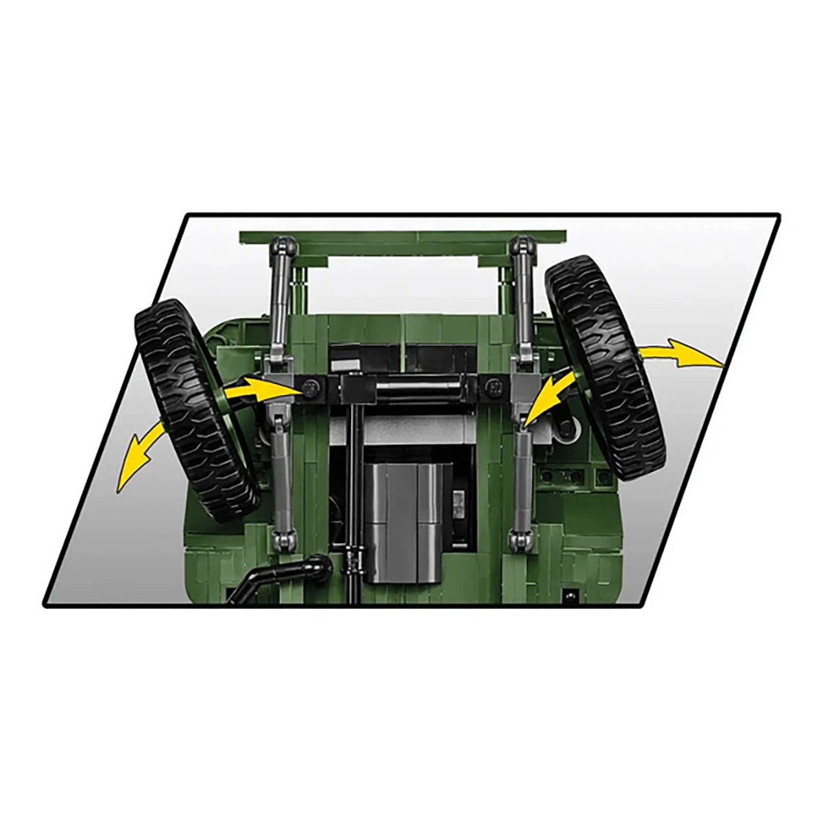 Willys MB Véhicule Militaire (1207 pièces) – Set de construction – Cobi