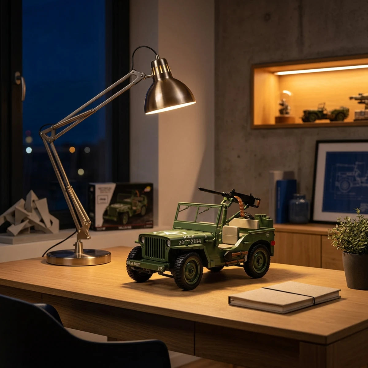 Willys MB Véhicule Militaire (1207 pièces) – Set de construction – Cobi