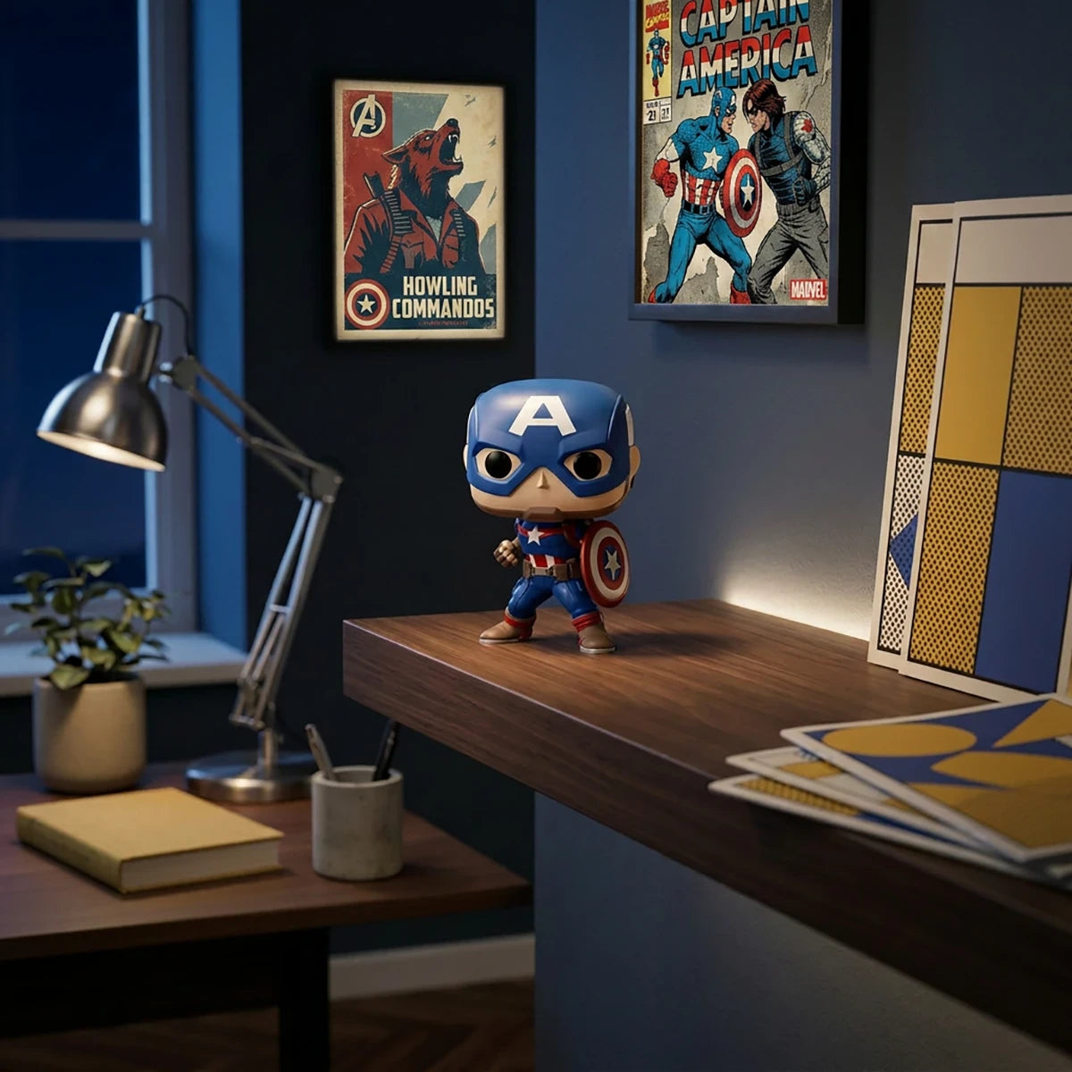 Figurine Captain America - Marvel - Funko Pop! n°1419