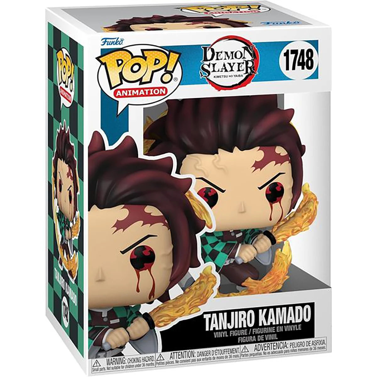 Figurine Tanjiro Kamado - Demon Slayer - Funko Pop! n°1748