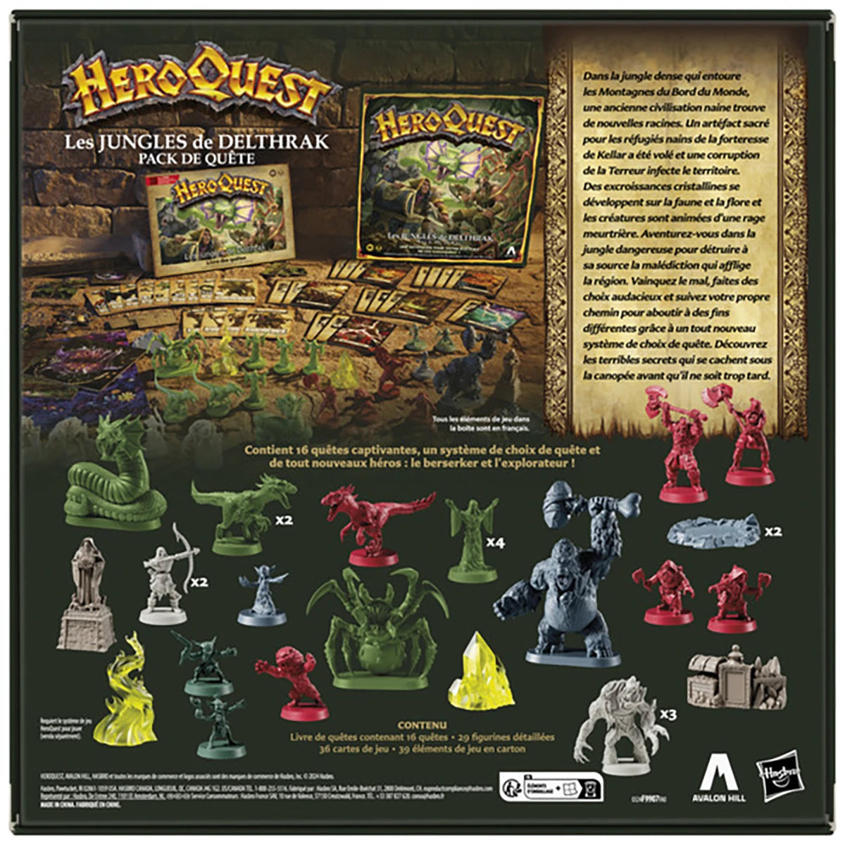 HeroQuest Jungles de Delthrak – Extension aventure et exploration