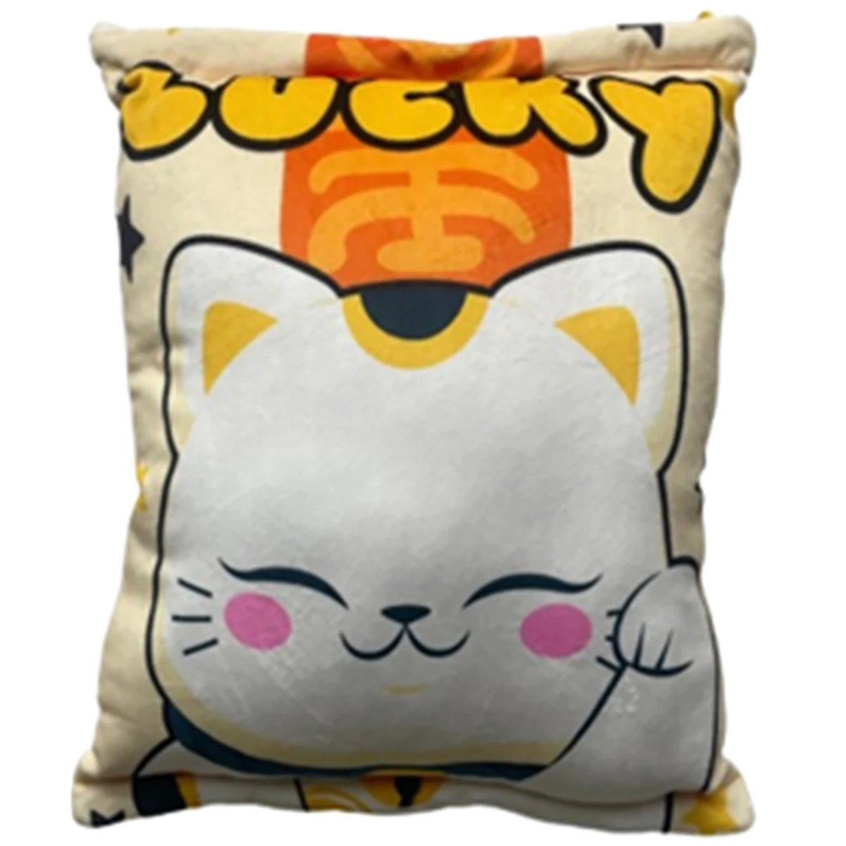 Coussin peluche Maneki-neko avec minis peluches