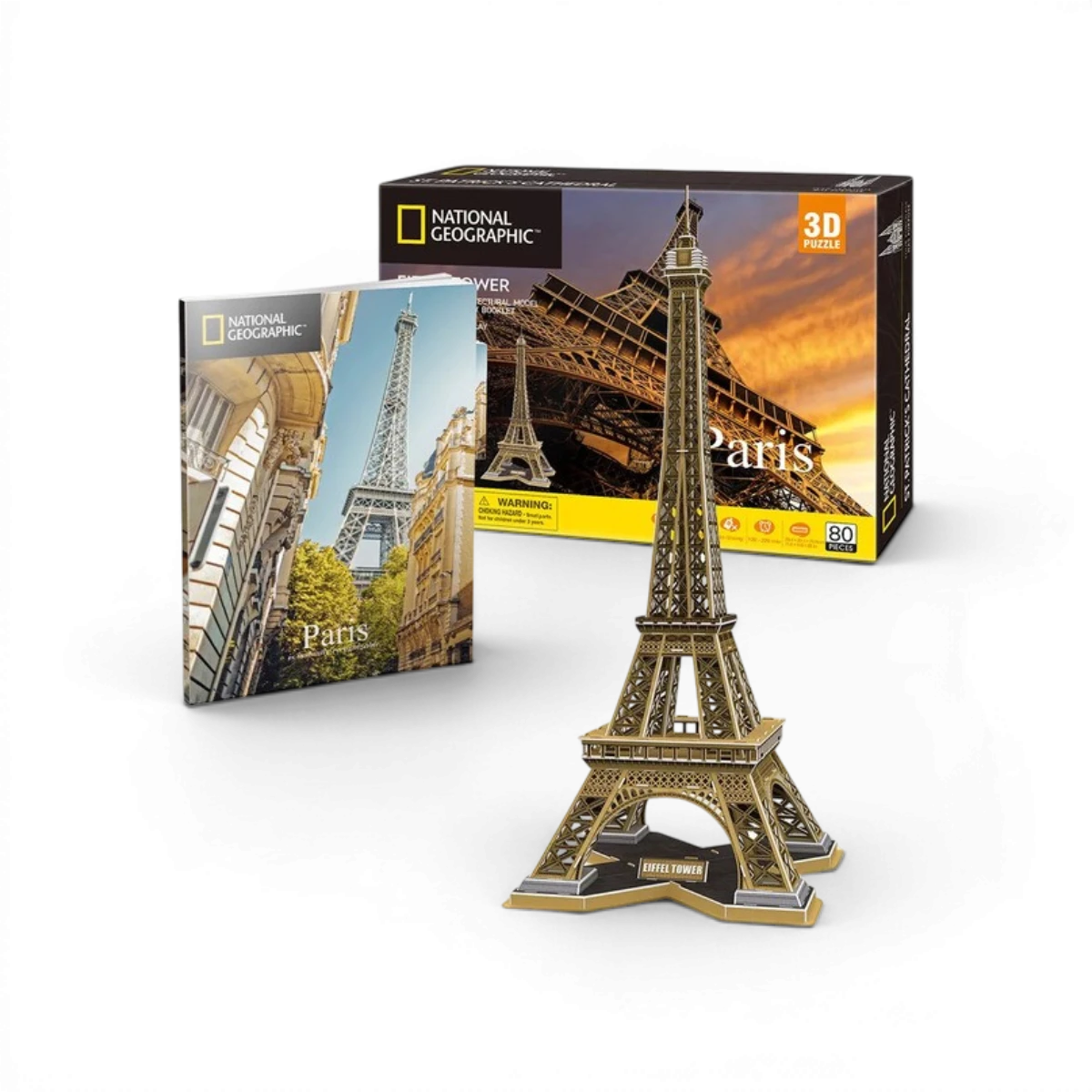 Puzzle 3D Tour Eiffel 80 pièces – National Geographic