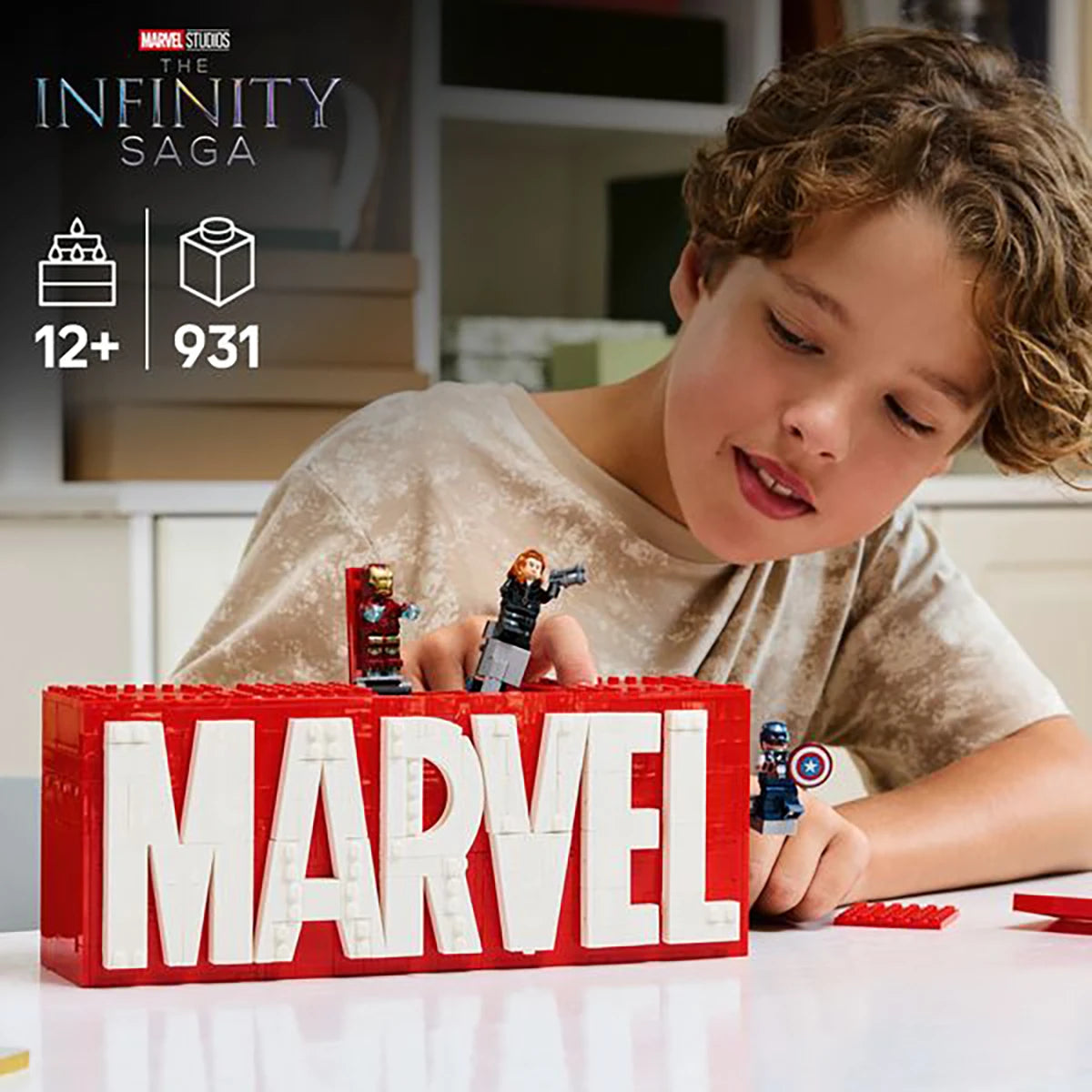 76313 - Logo MARVEL et ses super-héros - LEGO® Marvel