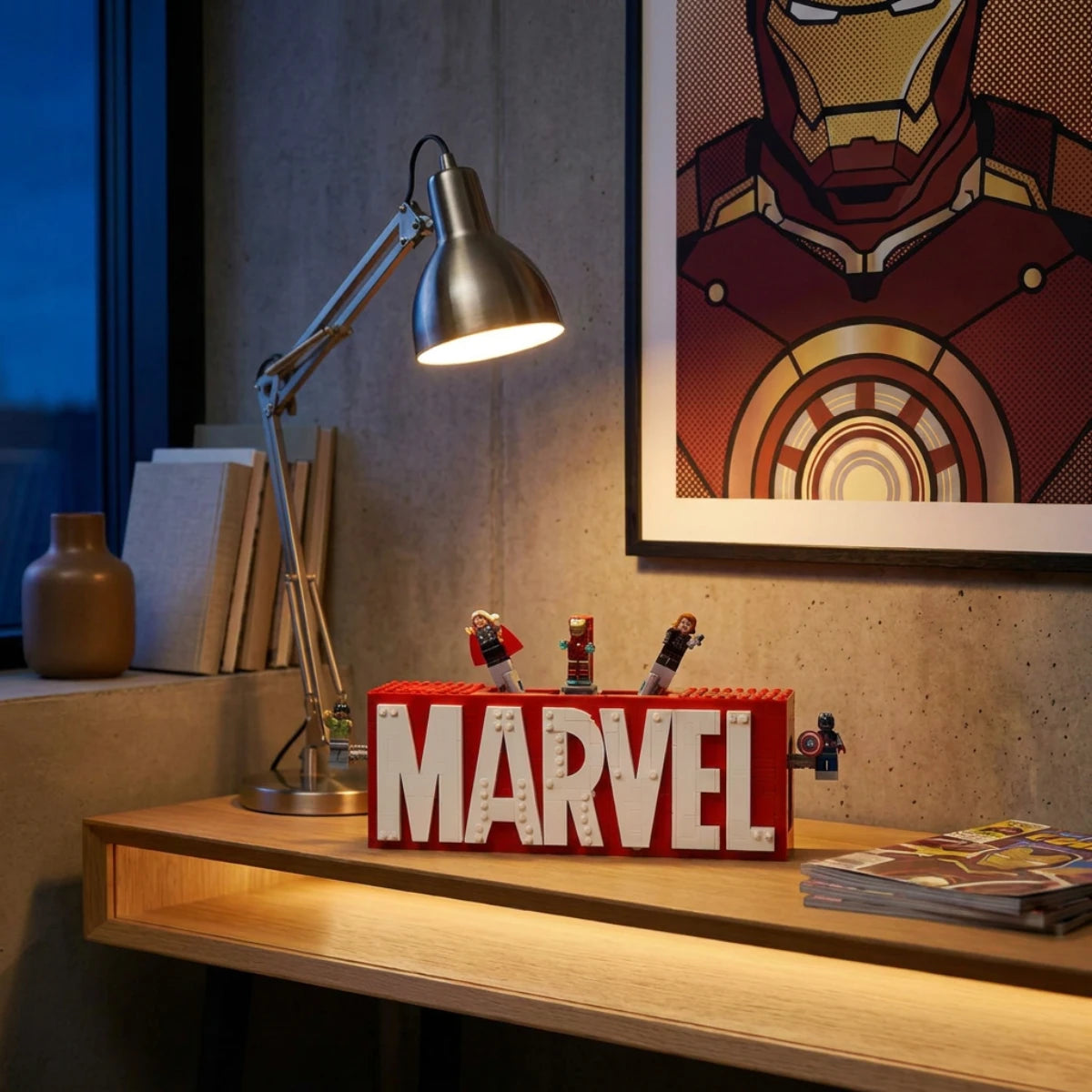76313 - Logo MARVEL et ses super-héros - LEGO® Marvel