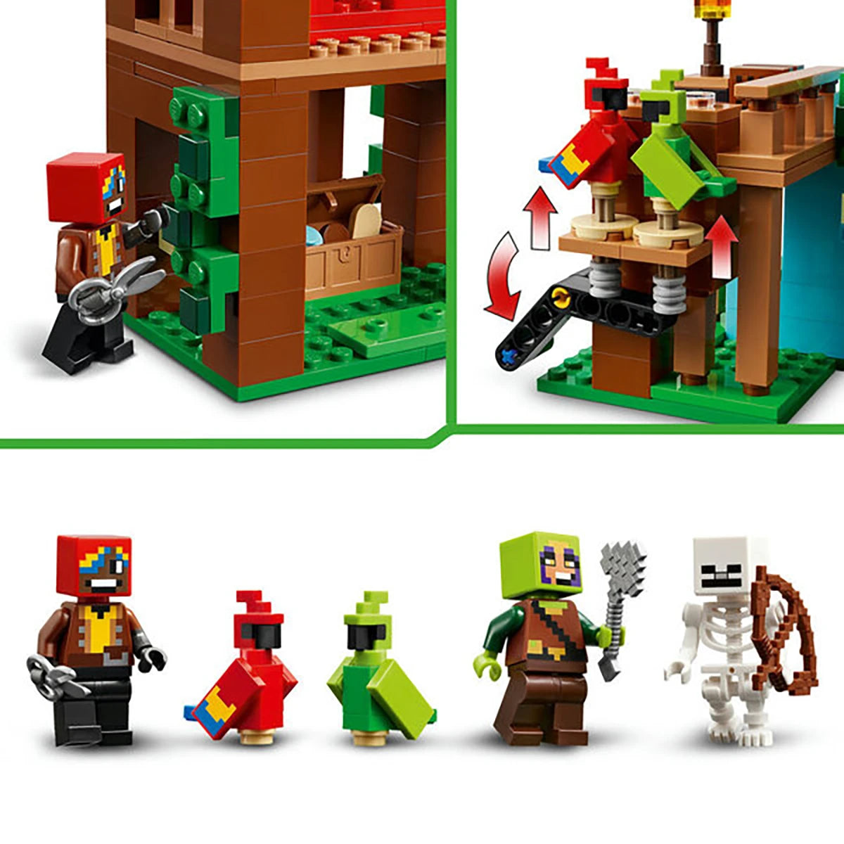 21282 - Les nichoirs des perroquets - LEGO® Minecraft