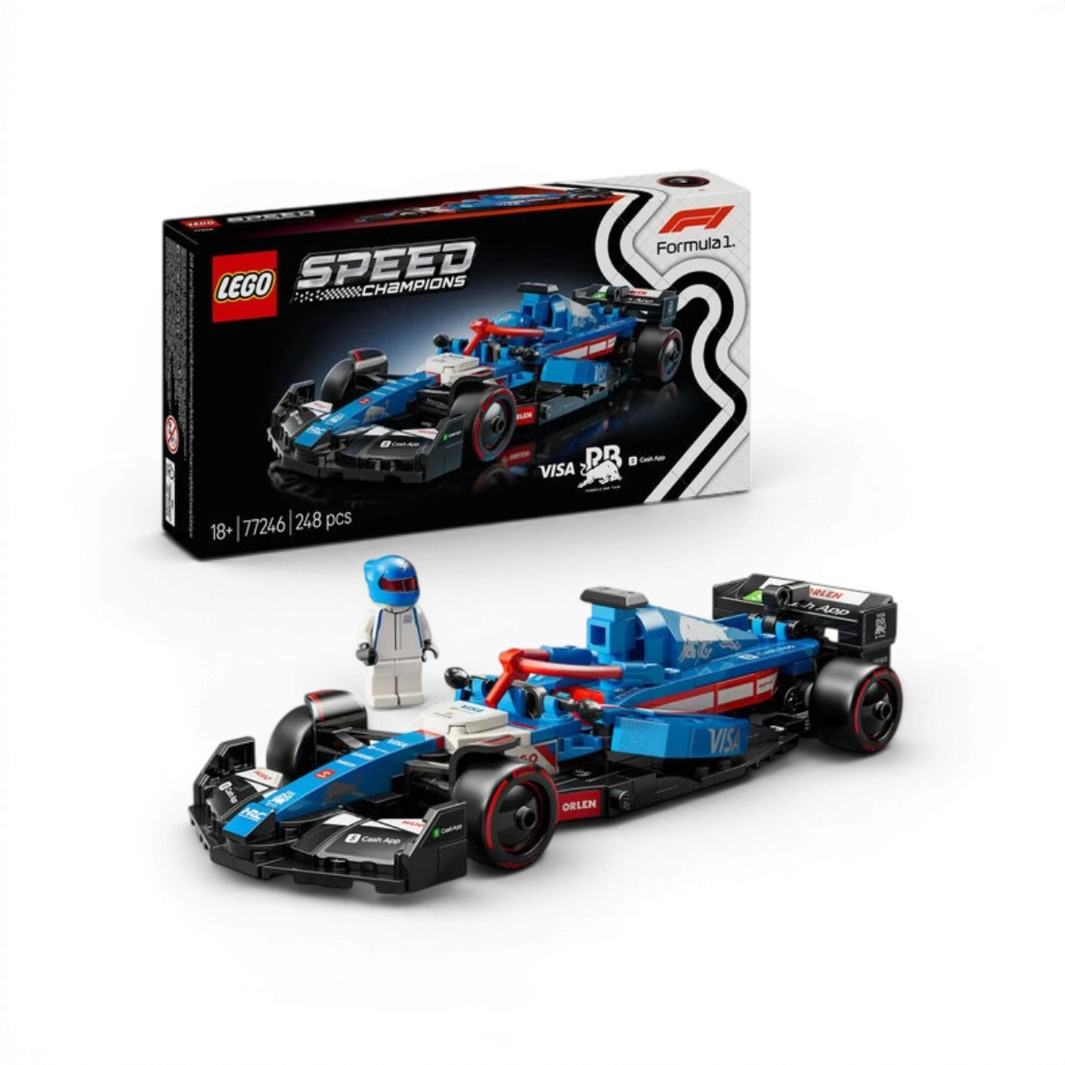 77246 - Visa Cash App RB VCARB 01 - LEGO® Speed Champions