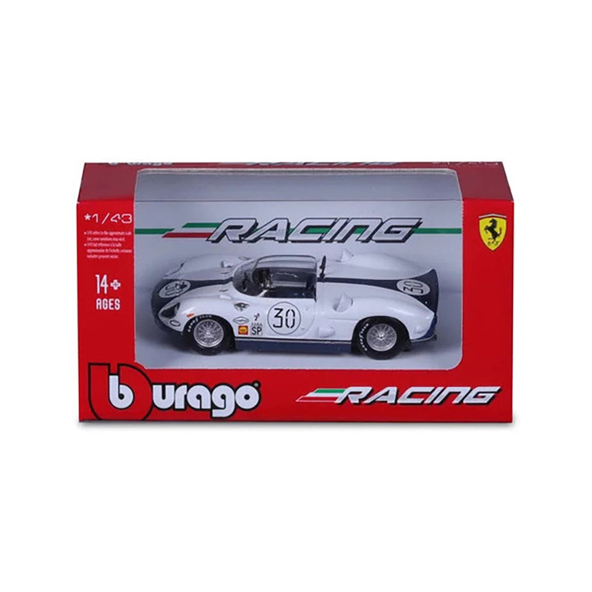 Voiture racing 1:43 (modèle aléatoire)