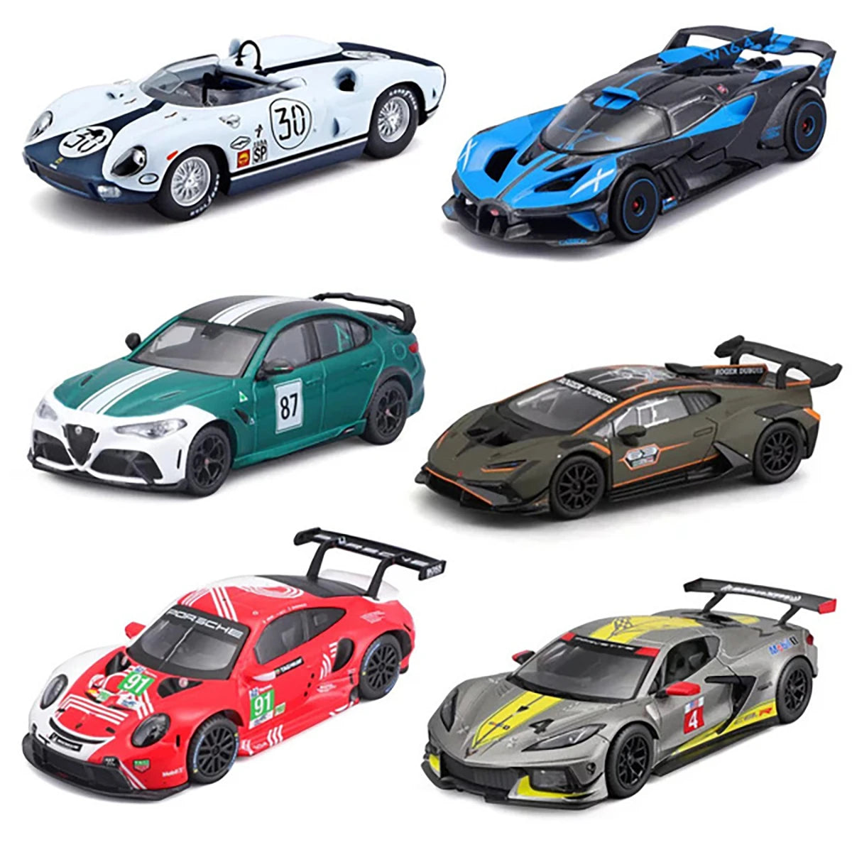 Voiture racing 1:43 (modèle aléatoire)