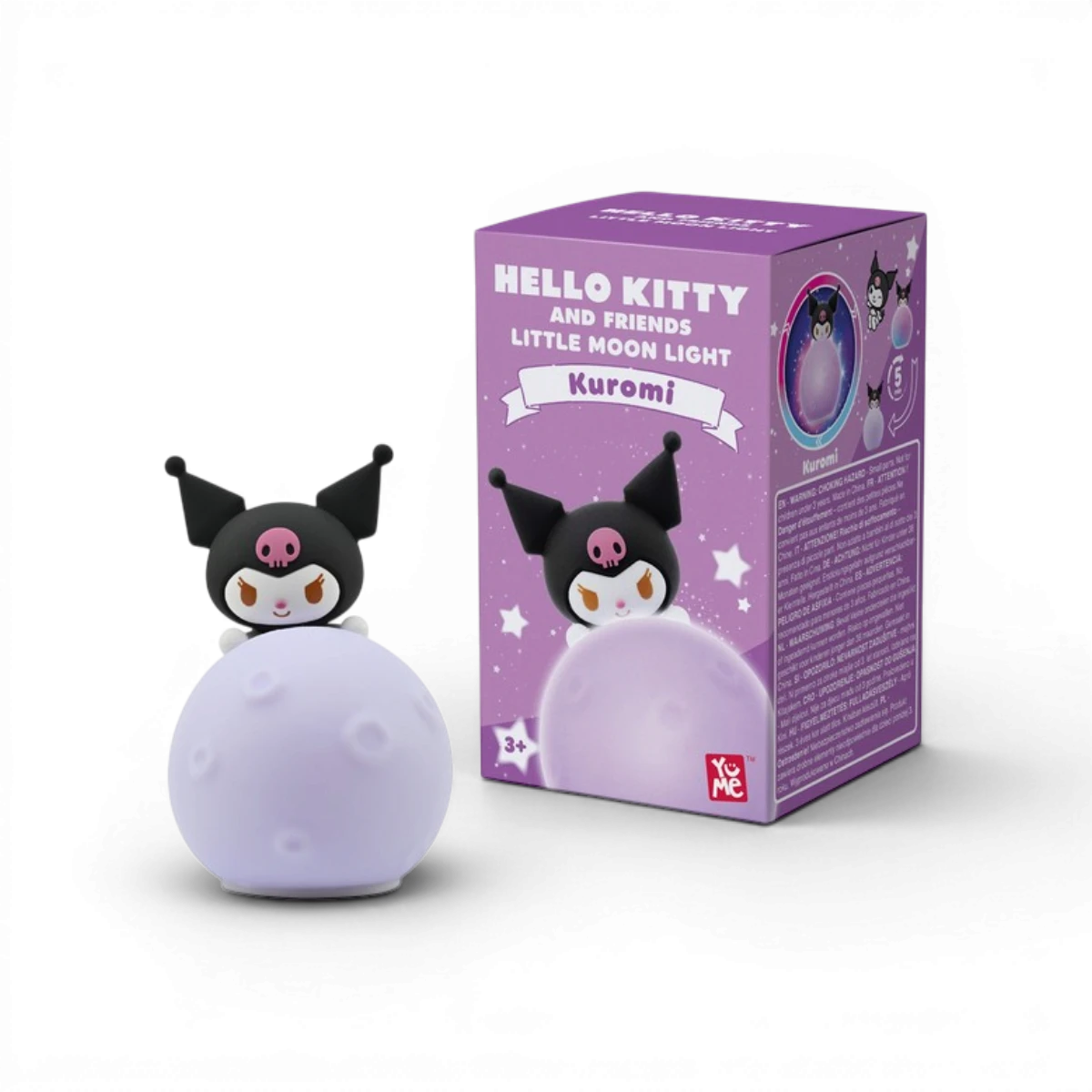 Veilleuse Kuromi Little Moon Light - Hello Kitty and Friends (modèle aléatoire)