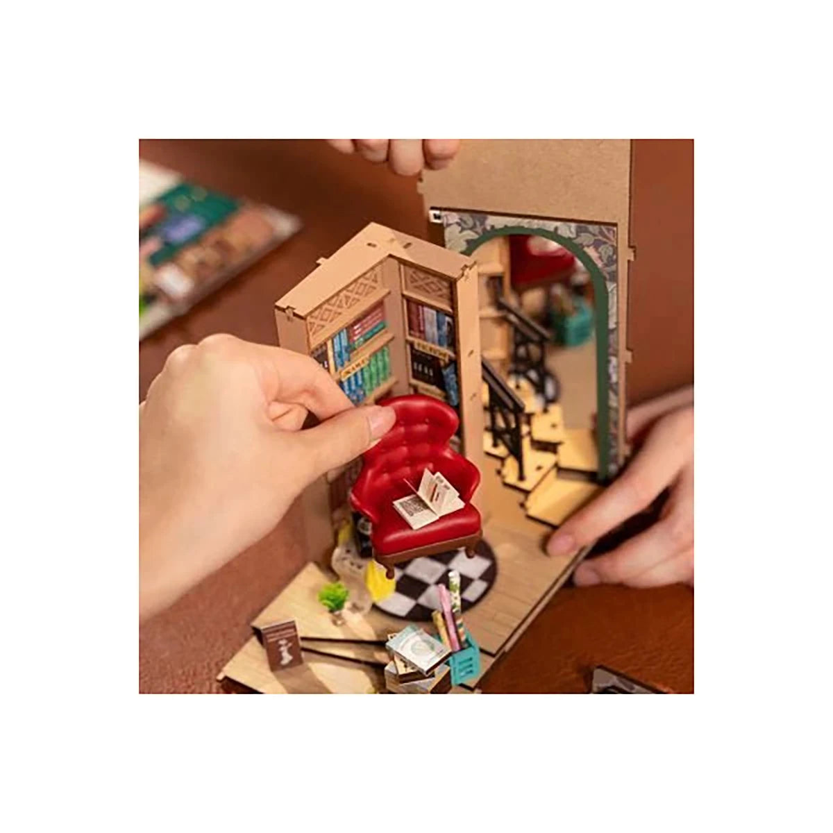 Librairie Shakespeare – Maquette diorama (194 pièces)