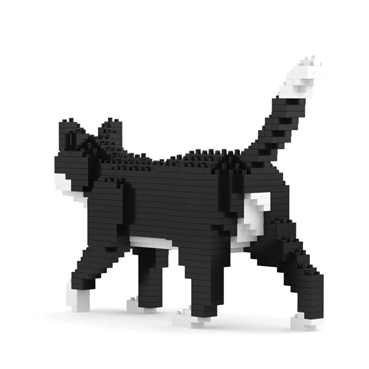 Mini Chat Tuxedo Noir – Jeu de construction – JEKCA