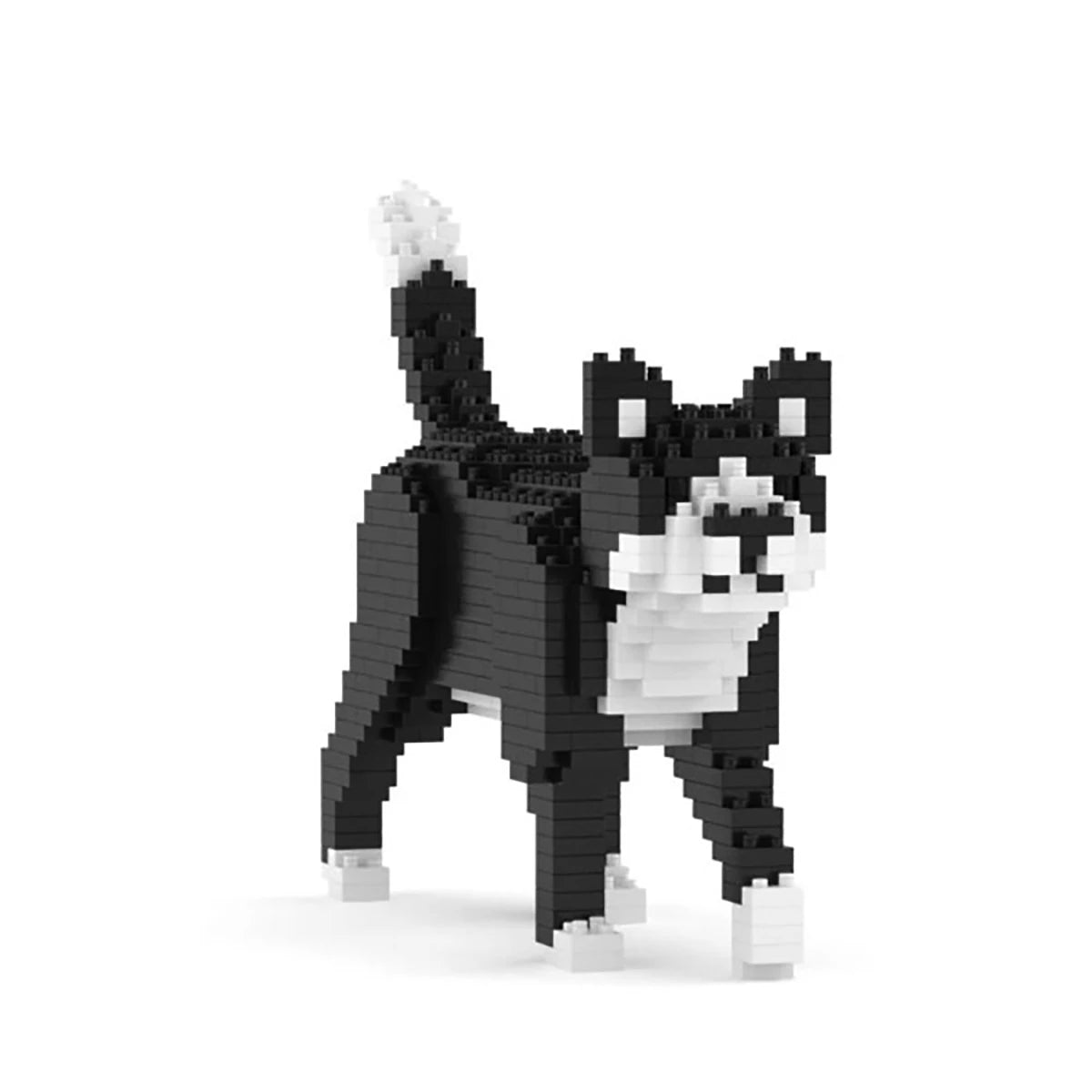 Mini Chat Tuxedo Noir – Jeu de construction – JEKCA