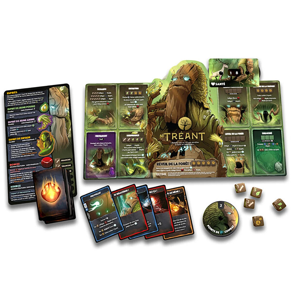 Dice Throne Tréant vs Ninja – Jeu d’affrontement stratégie et duel