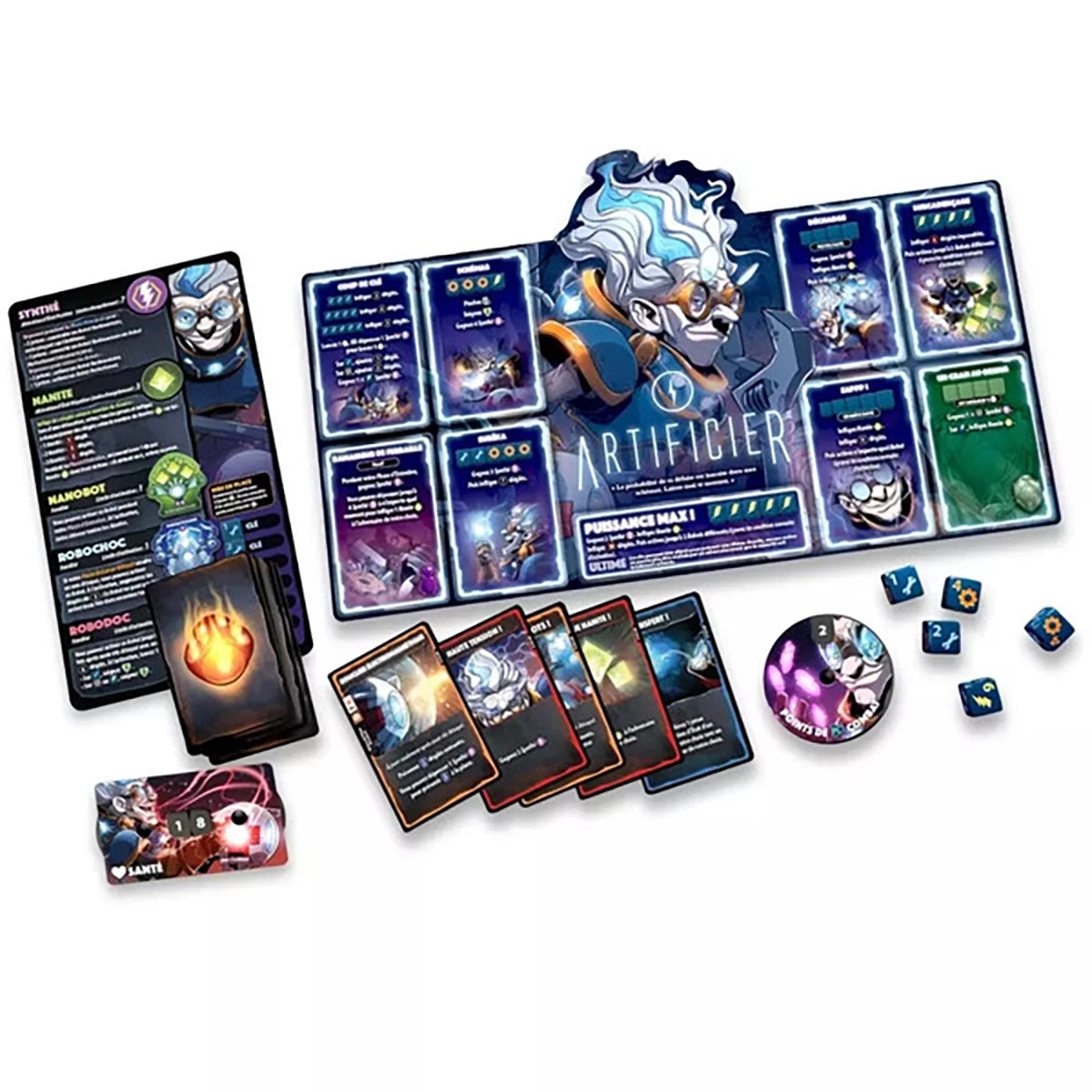 Dice Throne Pirate vs Artificier – Jeu d’affrontement stratégie