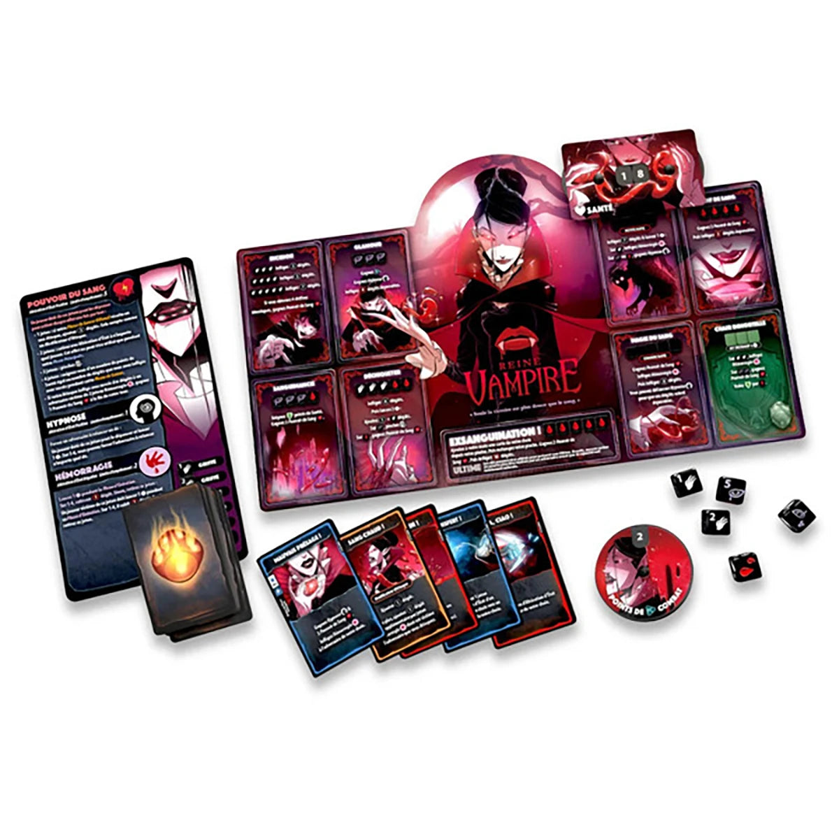 Dice Throne Séraphine vs Vampire – Jeu d’affrontement stratégie