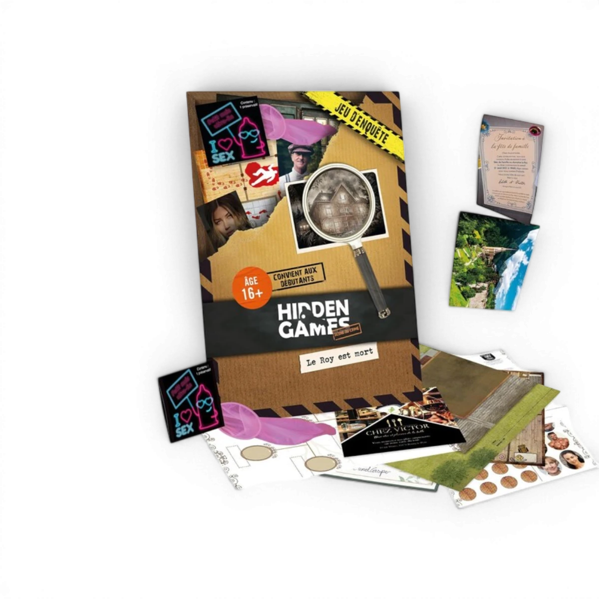 Hidden Games Le Roy est Mort – Jeu d’enquête et déduction coopératif