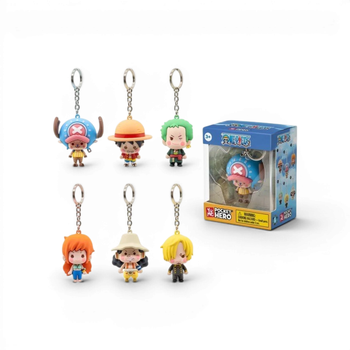 Porte-clés figurine Chibi (modèle aléatoire) – One Piece