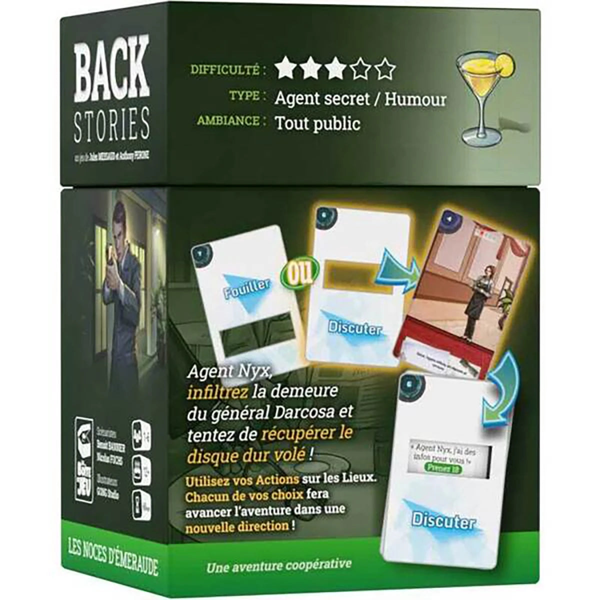 Backstories Les Noces d’Émeraude – Jeu narratif immersion et enquête