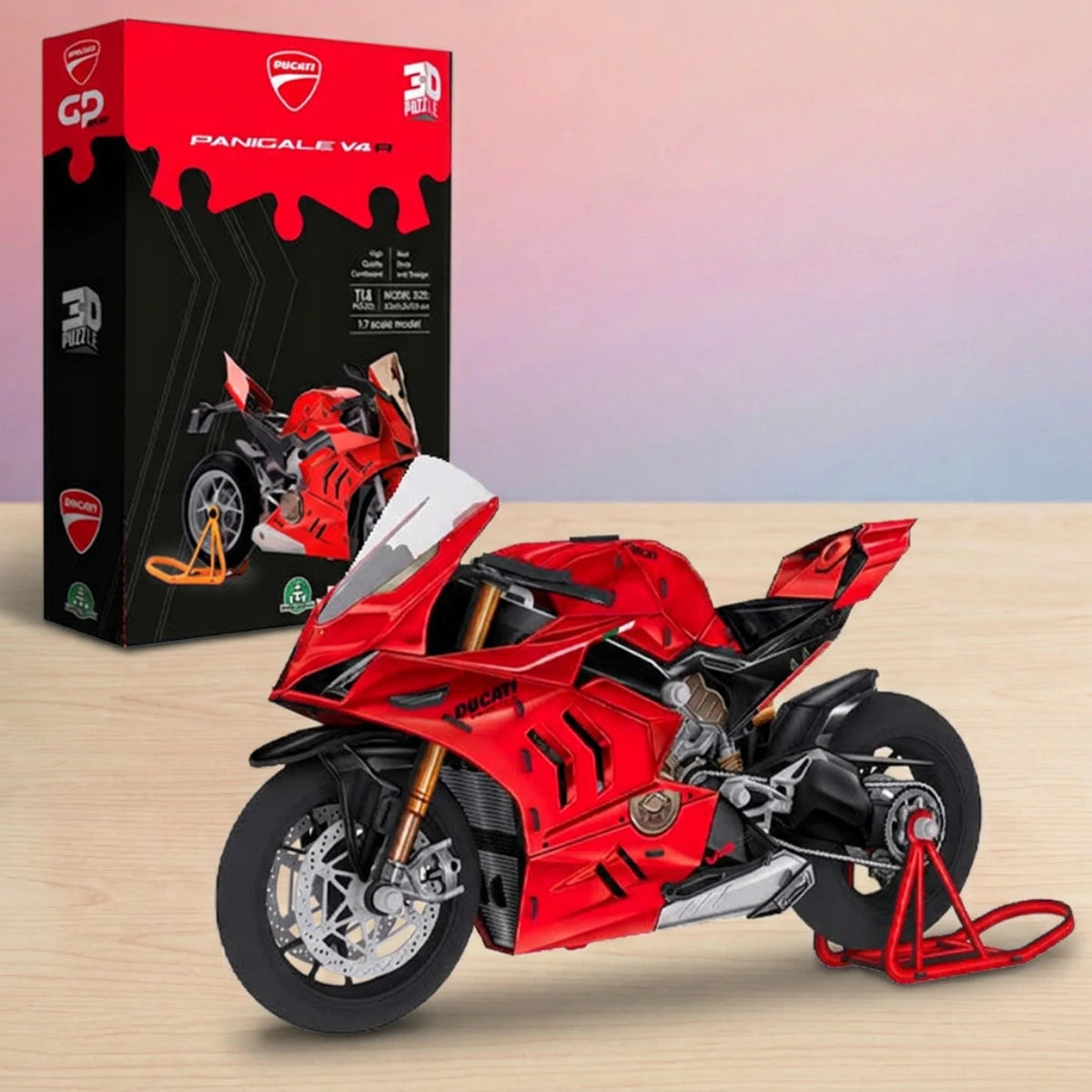 Puzzle 3D Ducati Panigale V4 114 pièces