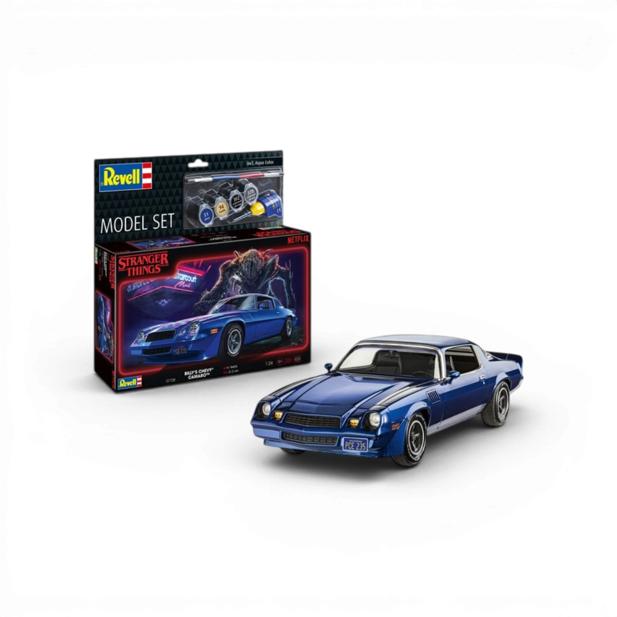 Maquette Chevy Camaro Z28 (1/24 – Stranger Things)