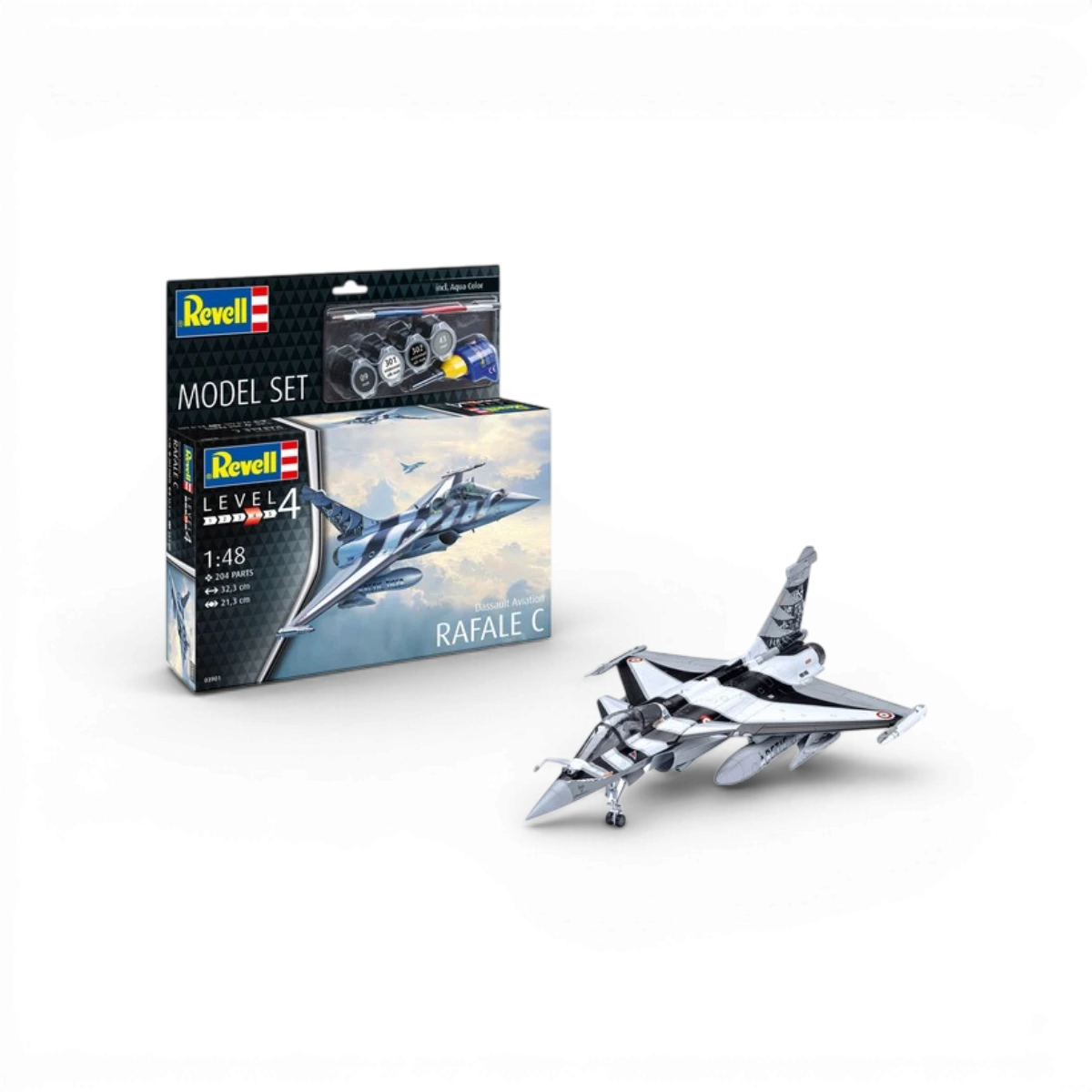 Maquette Rafale C (1/48 – 204 pièces)