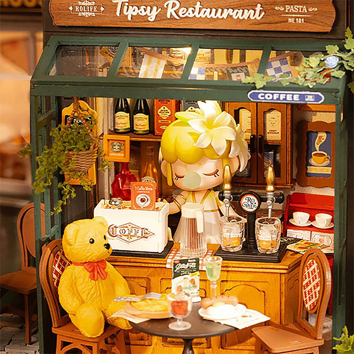 Restaurant Tipsy (297 pièces) – Maquette diorama