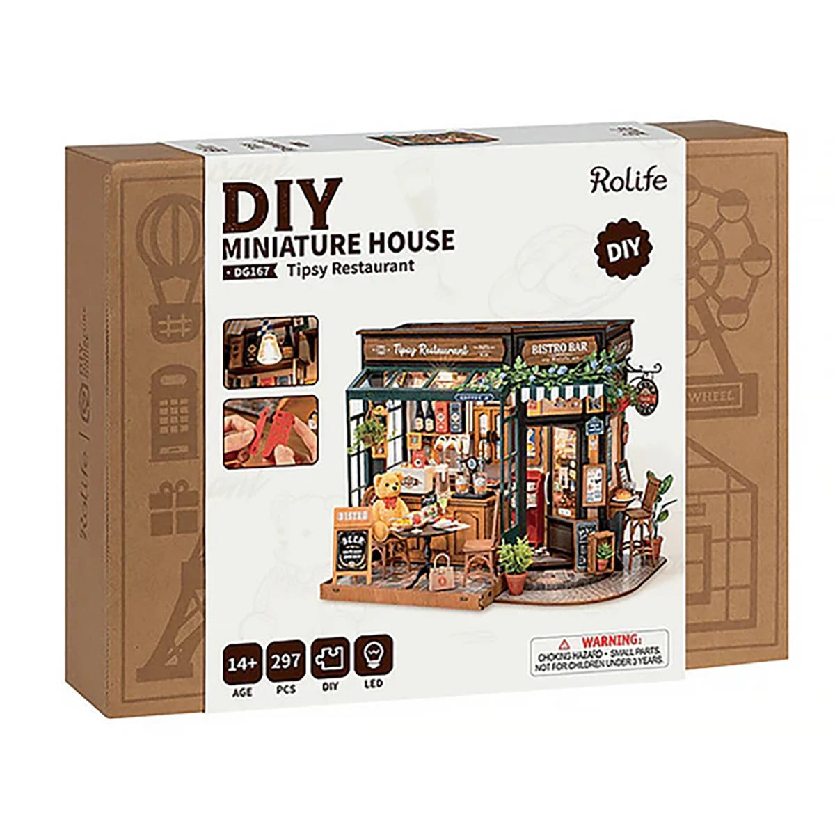 Restaurant Tipsy (297 pièces) – Maquette diorama