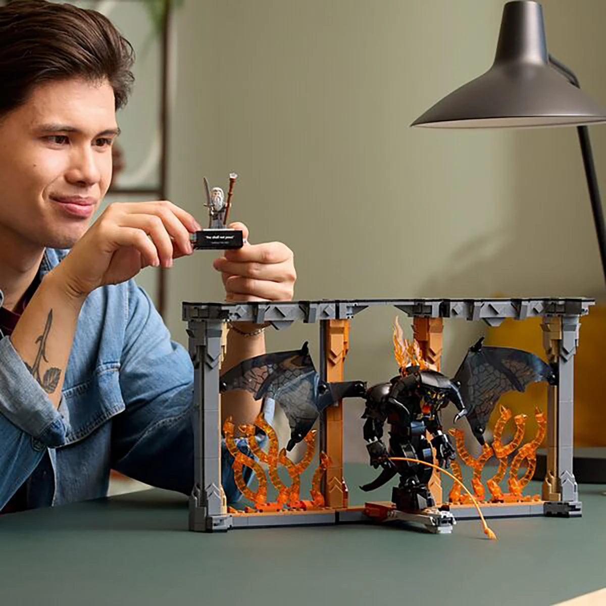 10367 - Serre-livres Balrog Le Seigneur des Anneaux - LEGO® Icons