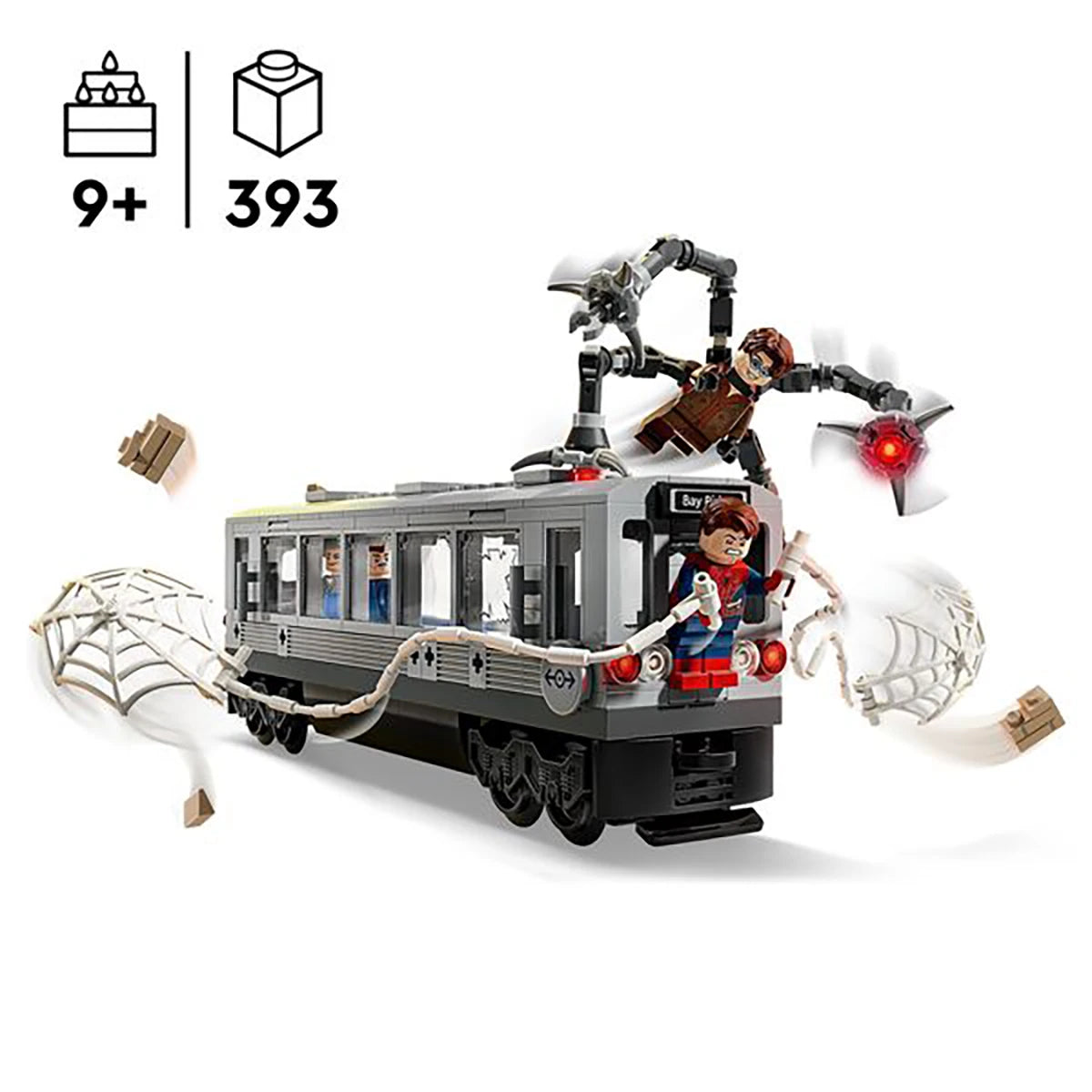 76321 - La scène du train de Spider-Man et Docteur Octopus - LEGO® Marvel