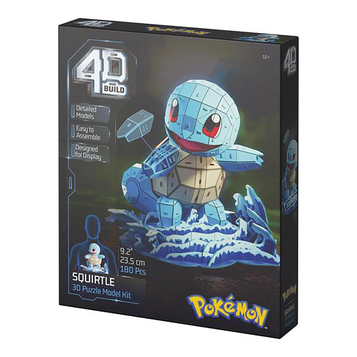 Puzzle 3D Carapuce – Pokémon 4D Build