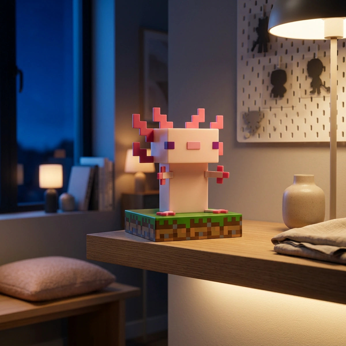 Lampe Axolotl 11cm – Minecraft
